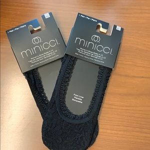 Black lace foot liners/socks!